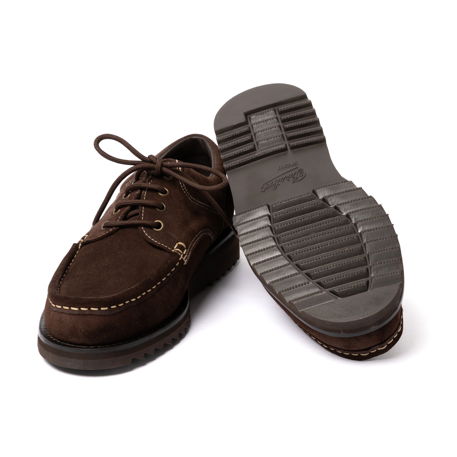 Dark Brown Shoes "Thiers" made of Suede - A French Legend